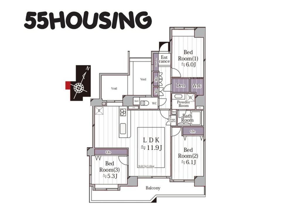 3LDK apartment in Chuo Ward, Saitama - Photo 1