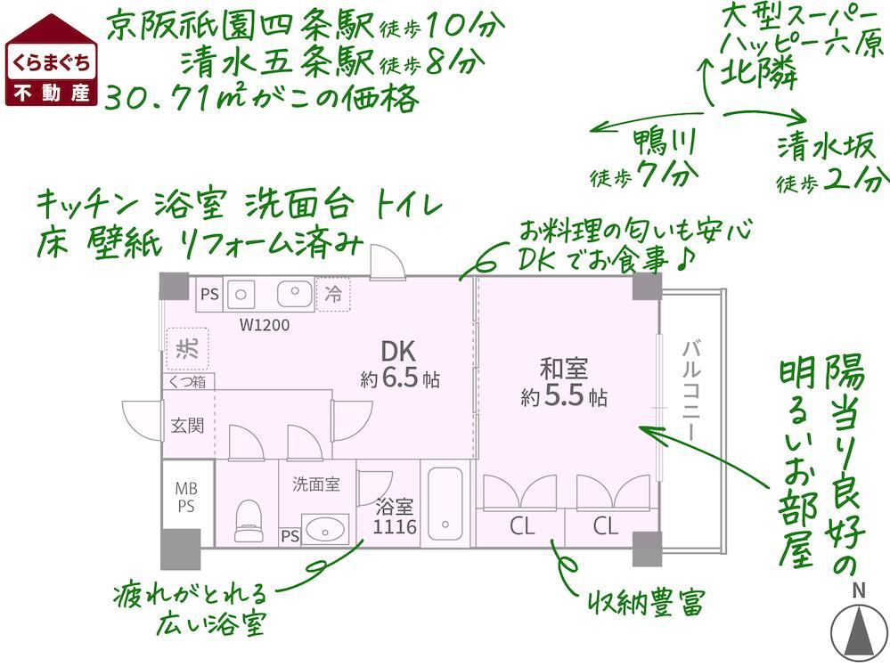 1DK apartment in Higashiyama Ward, Kyoto - Photo 1