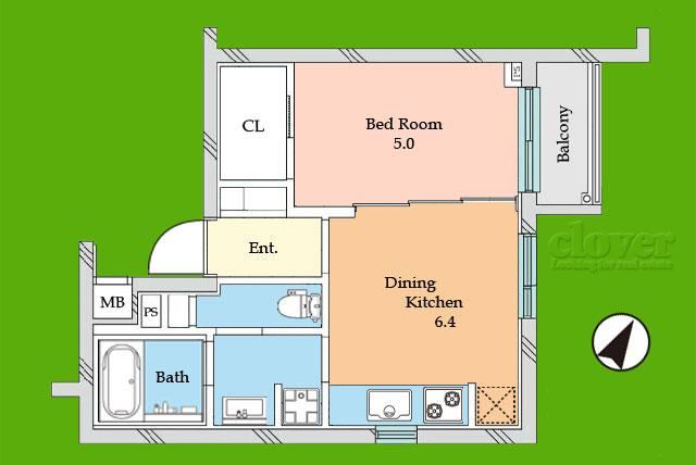 1DK apartment in Suginami Ward, Tokyo - Photo 1