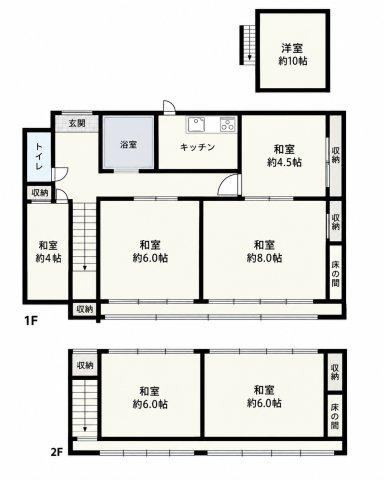 6DK house in Toyama, Toyama - Photo 1