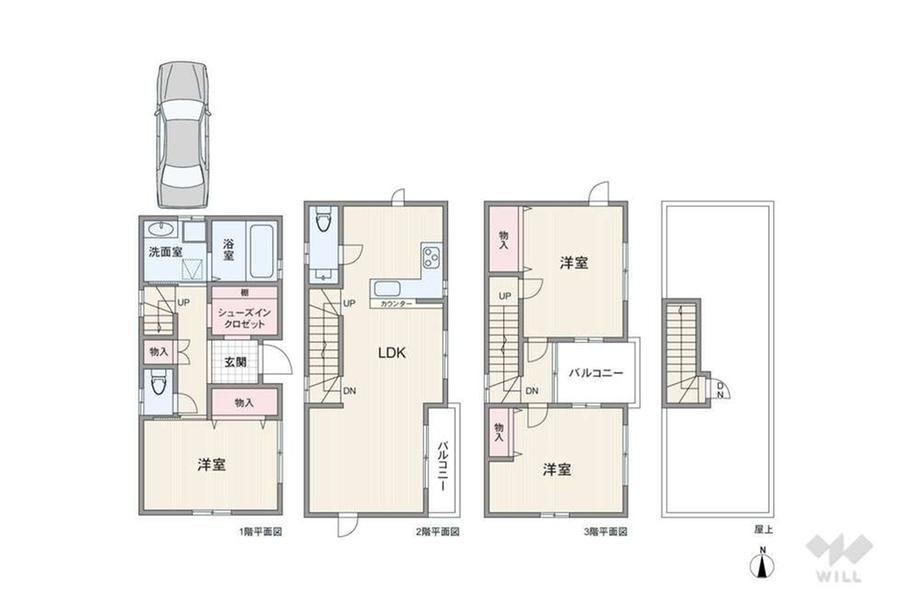 3LDK house in Mizuho Ward, Nagoya, Aichi - Photo 1