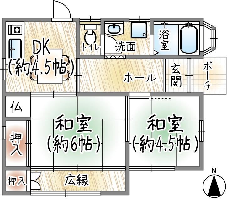 2DK house in Suita, Osaka - Photo 1
