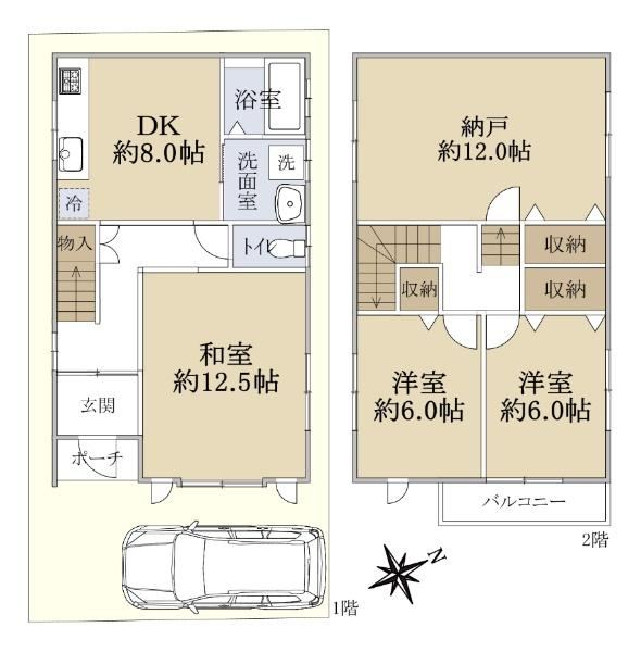 3DK+S house in Sakai Ward, Sakai, Osaka - Photo 1