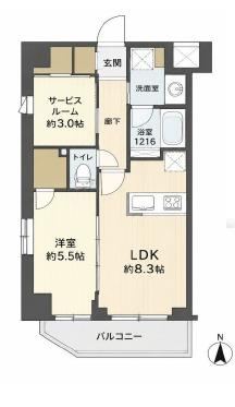 1LDK+S apartment in Sumida Ward, Tokyo - Photo 1