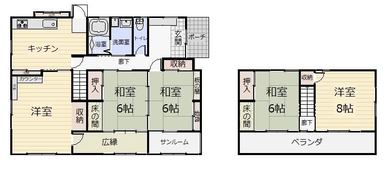 5DK house in Fukushima, Fukushima - Photo 1