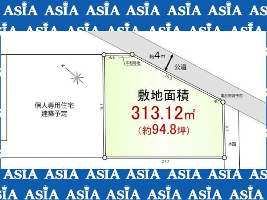 313 m² land in Kawagoe, Saitama - Photo 1