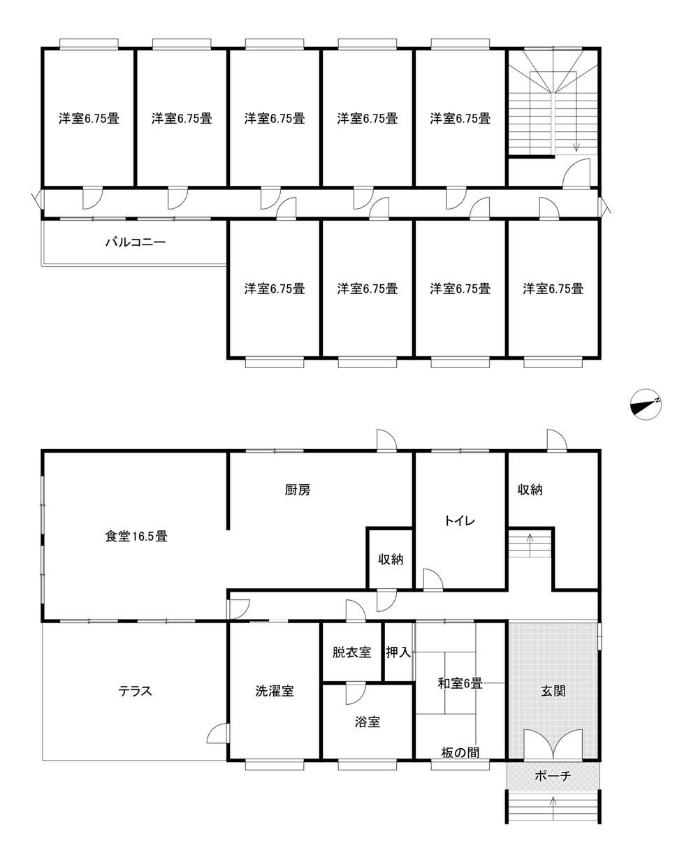 10LDK house in Nishi Ward, Hiroshima - Photo 1