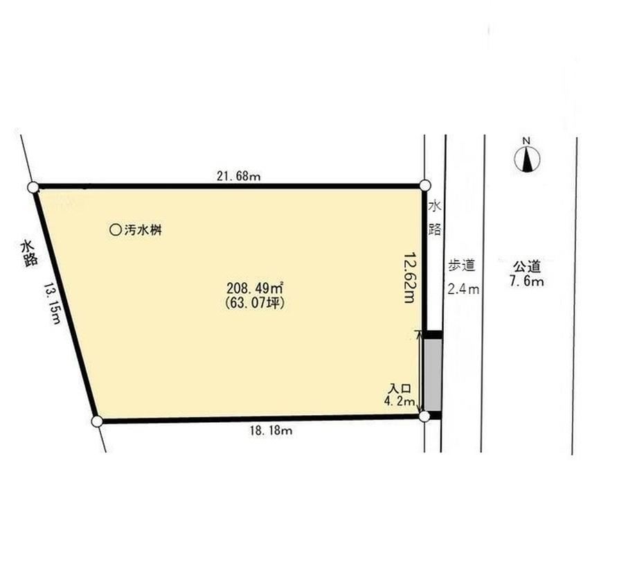 208 m² land in Toyama, Toyama - Photo 1