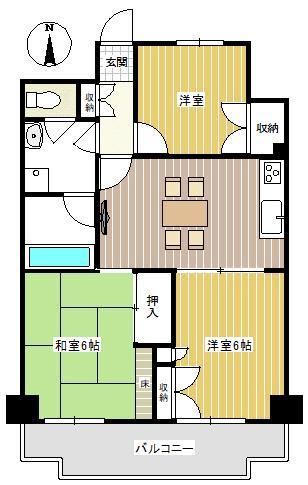3DK apartment in Matsuyama, Ehime - Photo 1