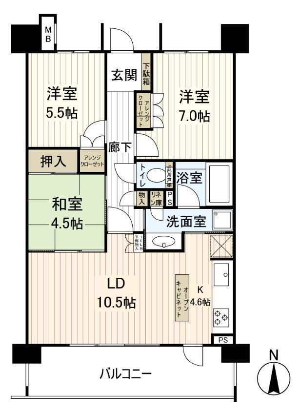 3LDK apartment in Nakagawa Ward, Nagoya, Aichi - Photo 1