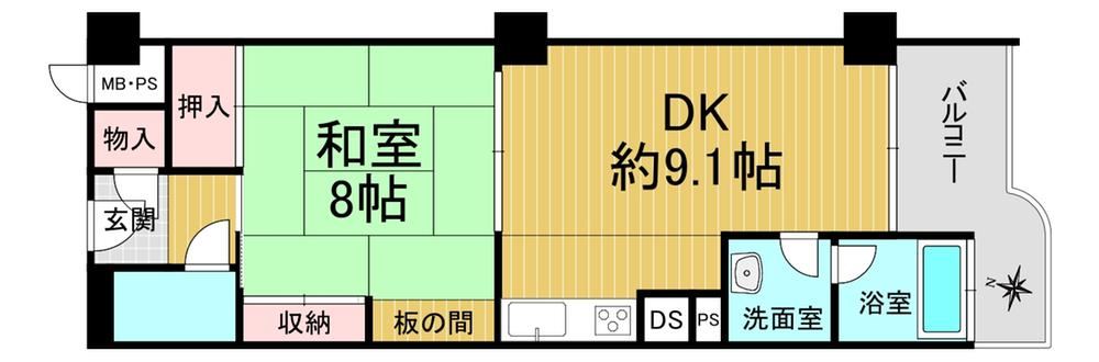 1DK apartment in Shirahama, Nishimuro District, Wakayama - Photo 1