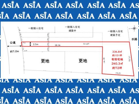 337 m² land in Kawagoe, Saitama - Photo 1