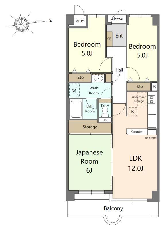 3LDK apartment in Tarumi Ward, Kobe, Hyogo - Photo 1