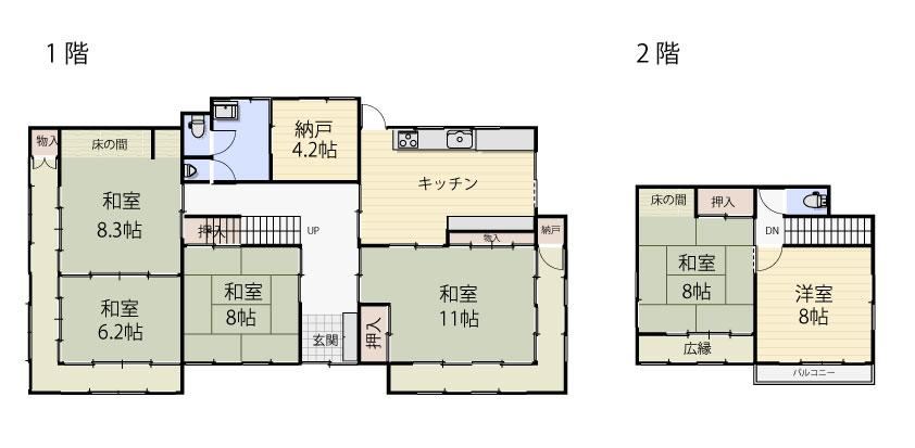 6DK house in Kofu, Yamanashi - Photo 1