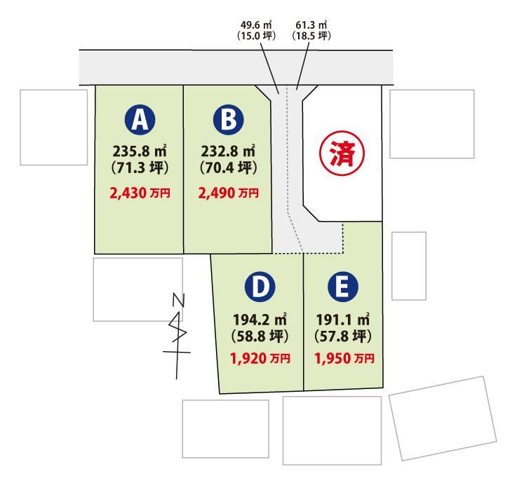 191 m² land in Maebashi, Gunma - Photo 1