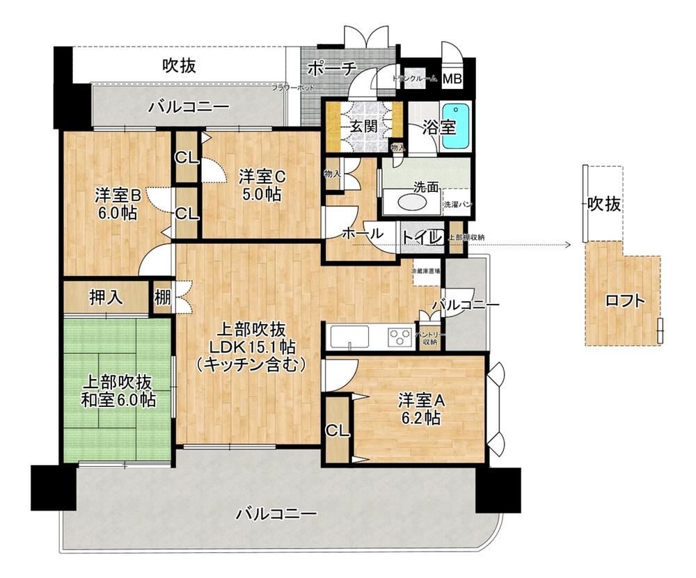 4LDK apartment in Hirokawa, Yame District, Fukuoka - Photo 1