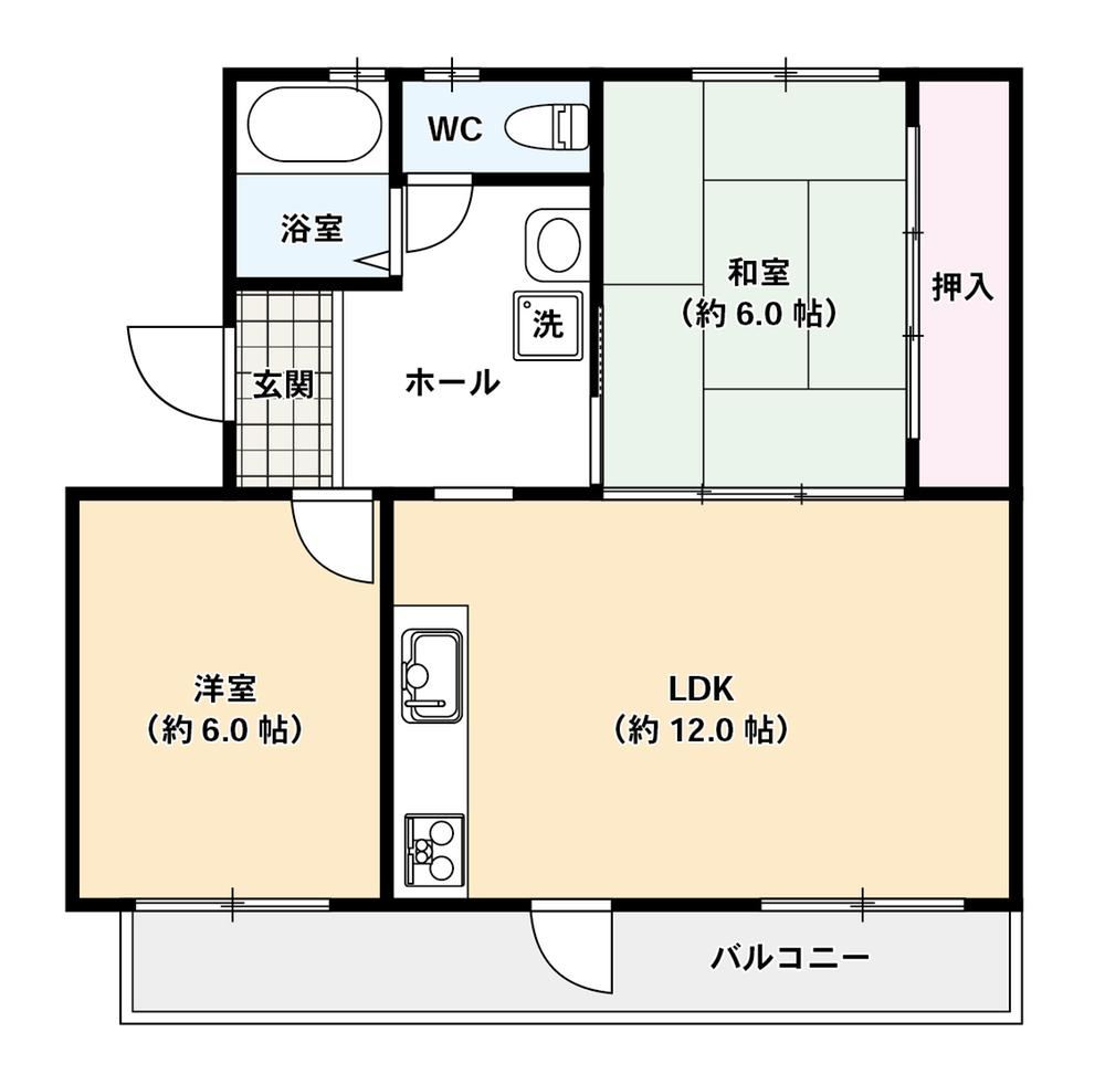 2LDK Apartment in a Serene Neighborhood - Photo 1