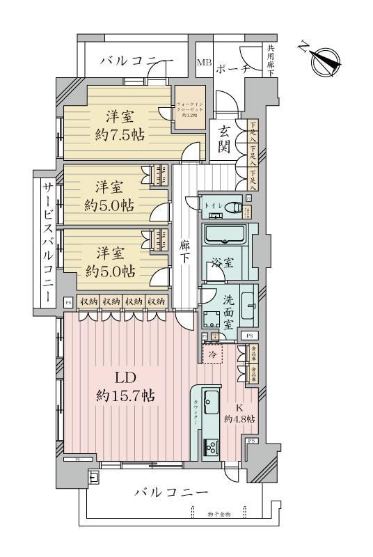 3LDK Apartment in Kanazawa - Photo 1