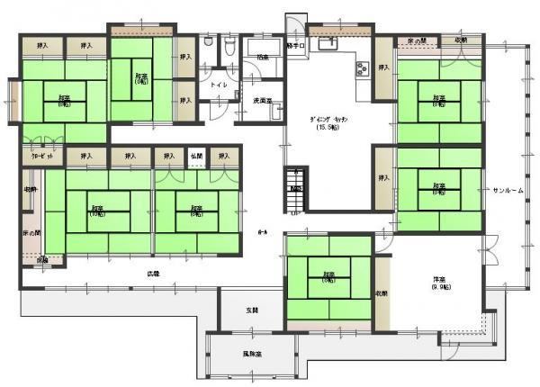 Spacious 10DK House in Oozutehigashi - Photo 1