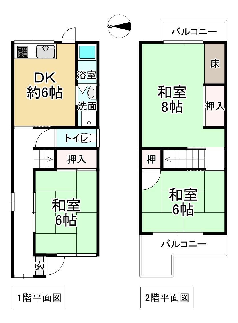 Comfortable 3DK House in Minaminoda - Photo 1