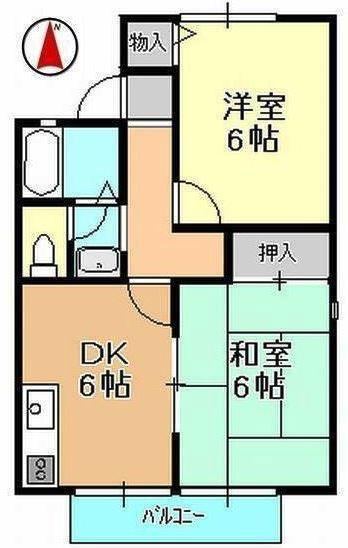 2DK apartment in Chuo Ward, Hamamatsu, Shizuoka - Photo 1