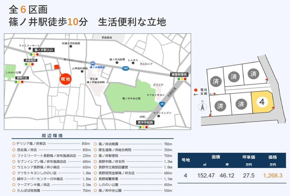 152 m² land in Nagano, Nagano - Photo 1