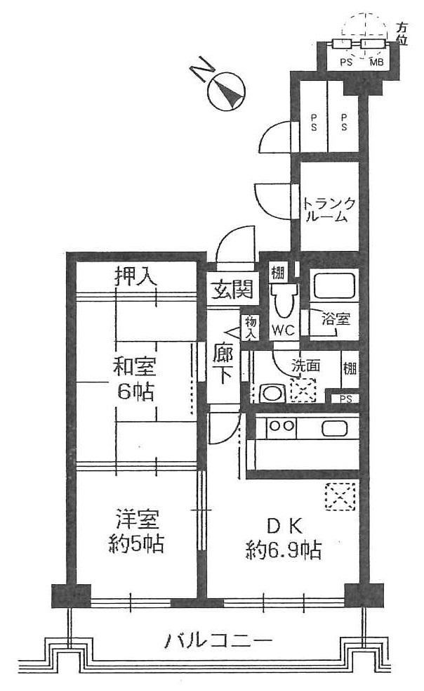 2DK apartment in Takarazuka, Hyogo - Photo 1
