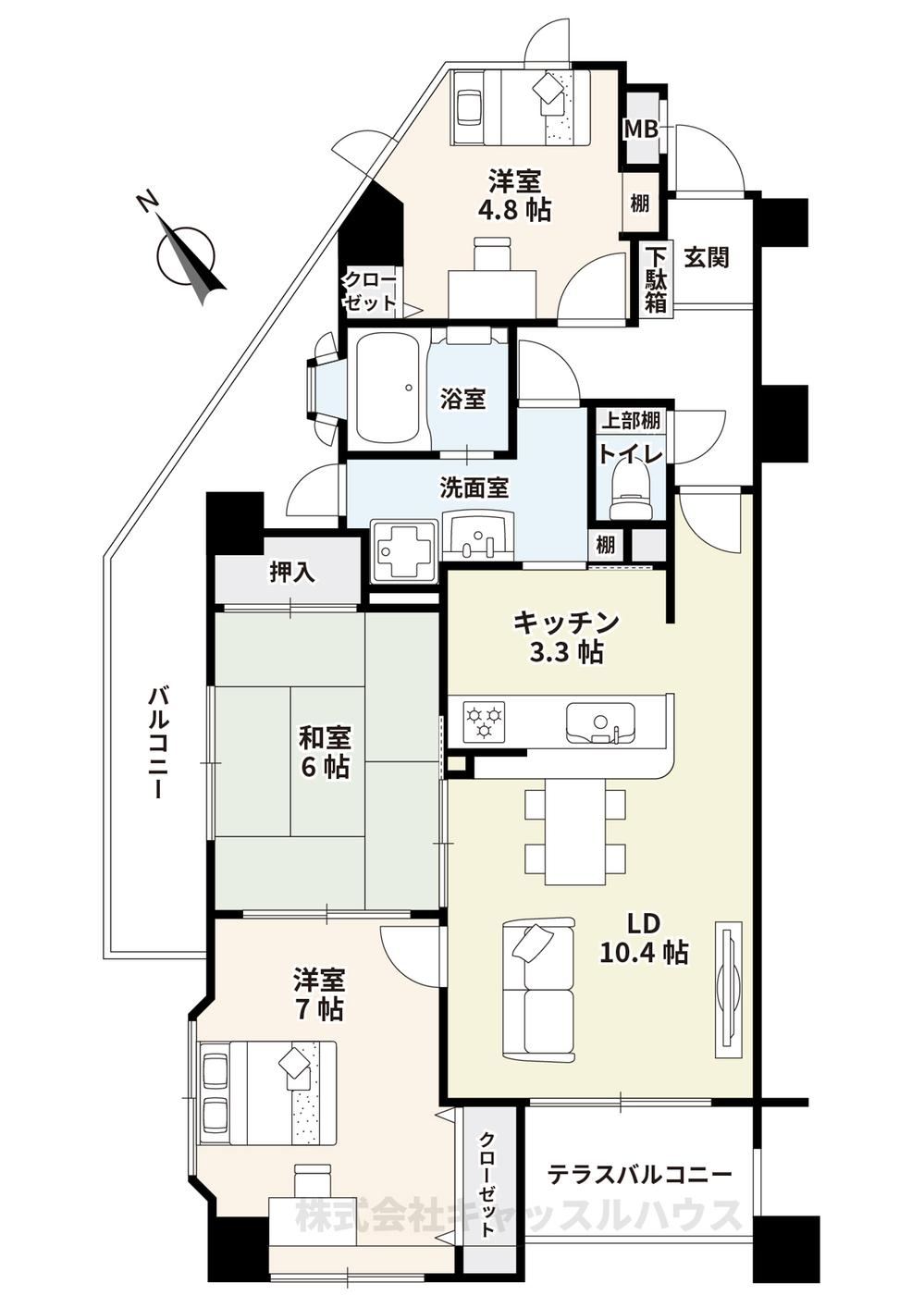 3LDK apartment in Minami Ward, Fukuoka - Photo 1