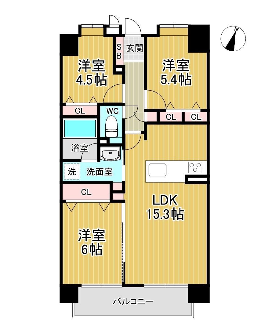 3LDK apartment in Owariasahi, Aichi - Photo 1