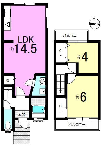 Convenient 2LDK House Near Enmachi Station - Photo 1