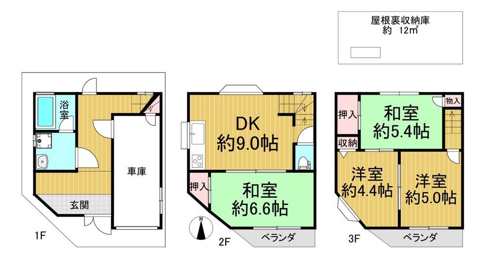 Versatile 4DK House in Noshitani, Osaka - Photo 1