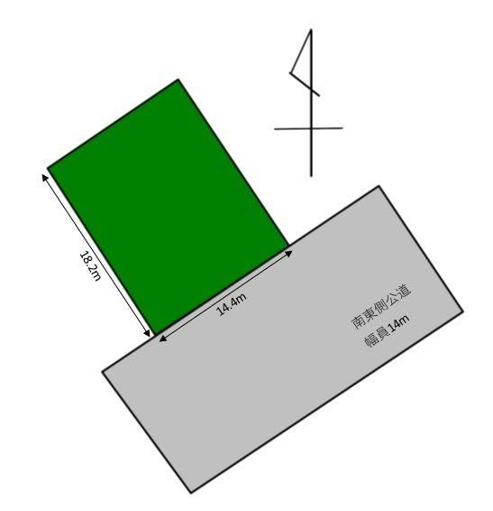 Well-Shaped Land in Izumino 1-Chome, Hirosaki - Photo 1