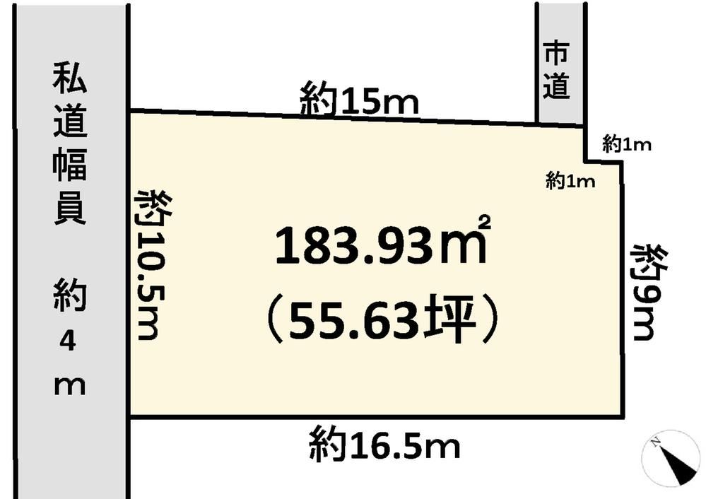Land with Utilities in Komatsu 3-chome - Photo 1