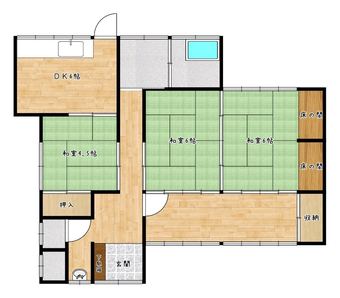 3DK house in Kurate District