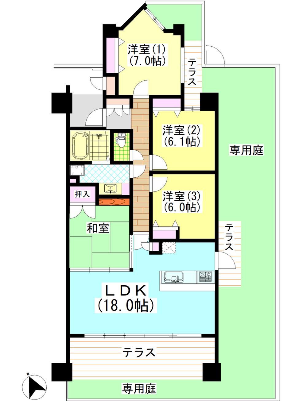 4LDK apartment in Yokkaichi, Mie - Photo 1