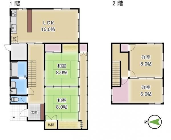 Bright 4LDK House Near Kureha Station - Photo 1