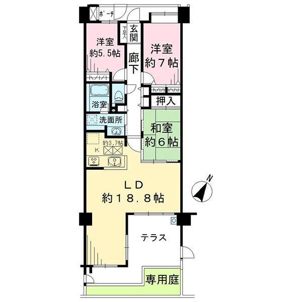 Spacious 3LDK Apartment in Saiwaicho - Photo 1