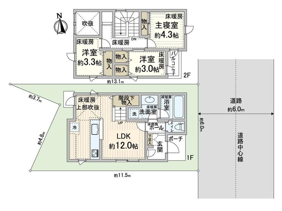 Modern 3LDK House in Tennoji-Machi Kitaku - Photo 1