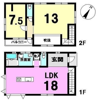 2LDK house in Ena