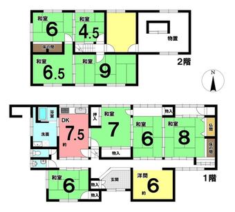 9DK house in Maibara