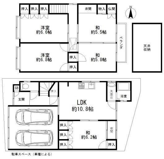 Spacious 5LDK House with 2WAY Access - Photo 1