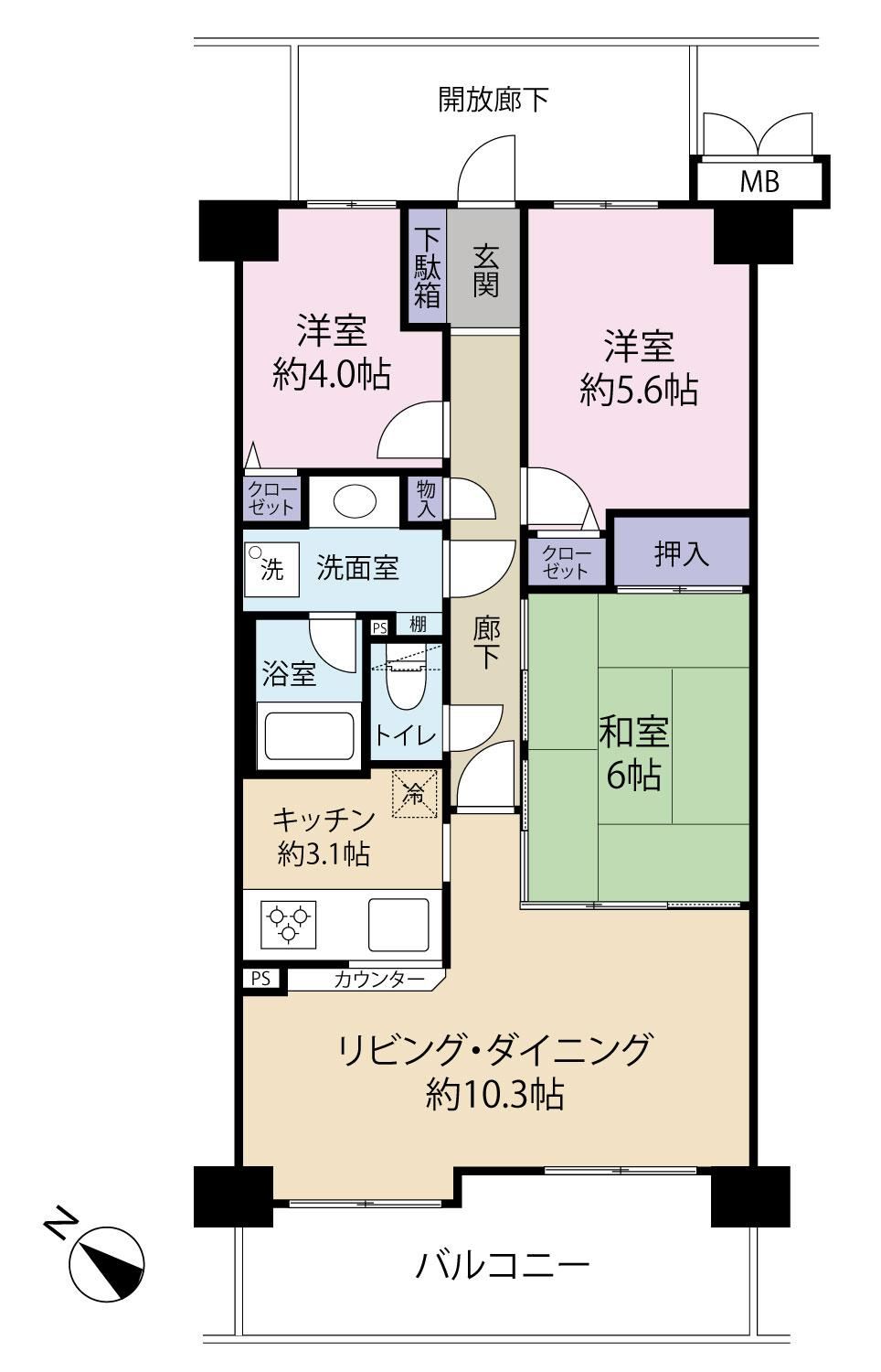 Large Family 3LDK Apartment in Kawagoe - Photo 1