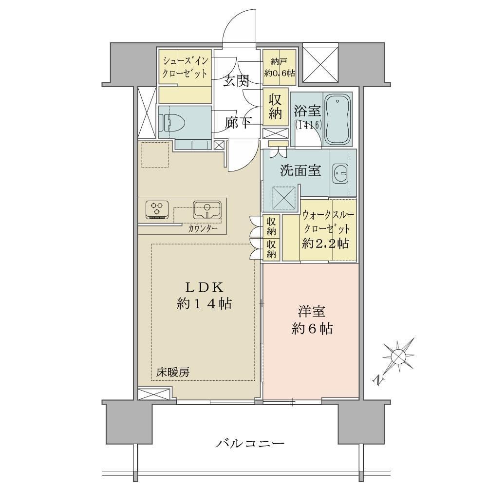 1LDK+S apartment in Minato Ward, Tokyo - Photo 1