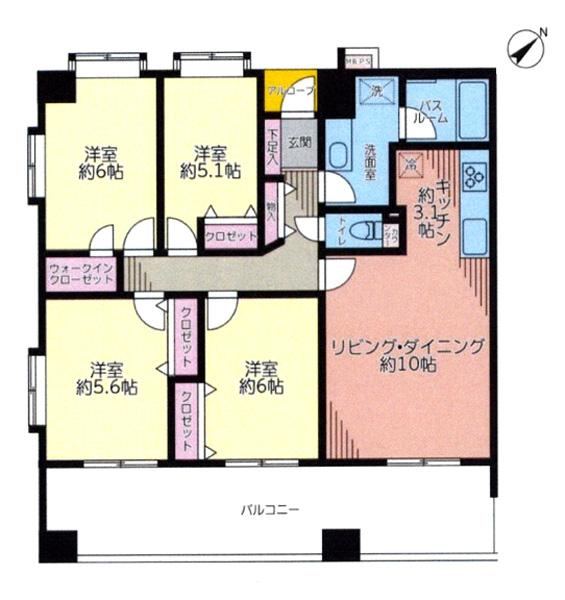 Stylish 4LDK Apartment in Shinyamashita - Photo 1
