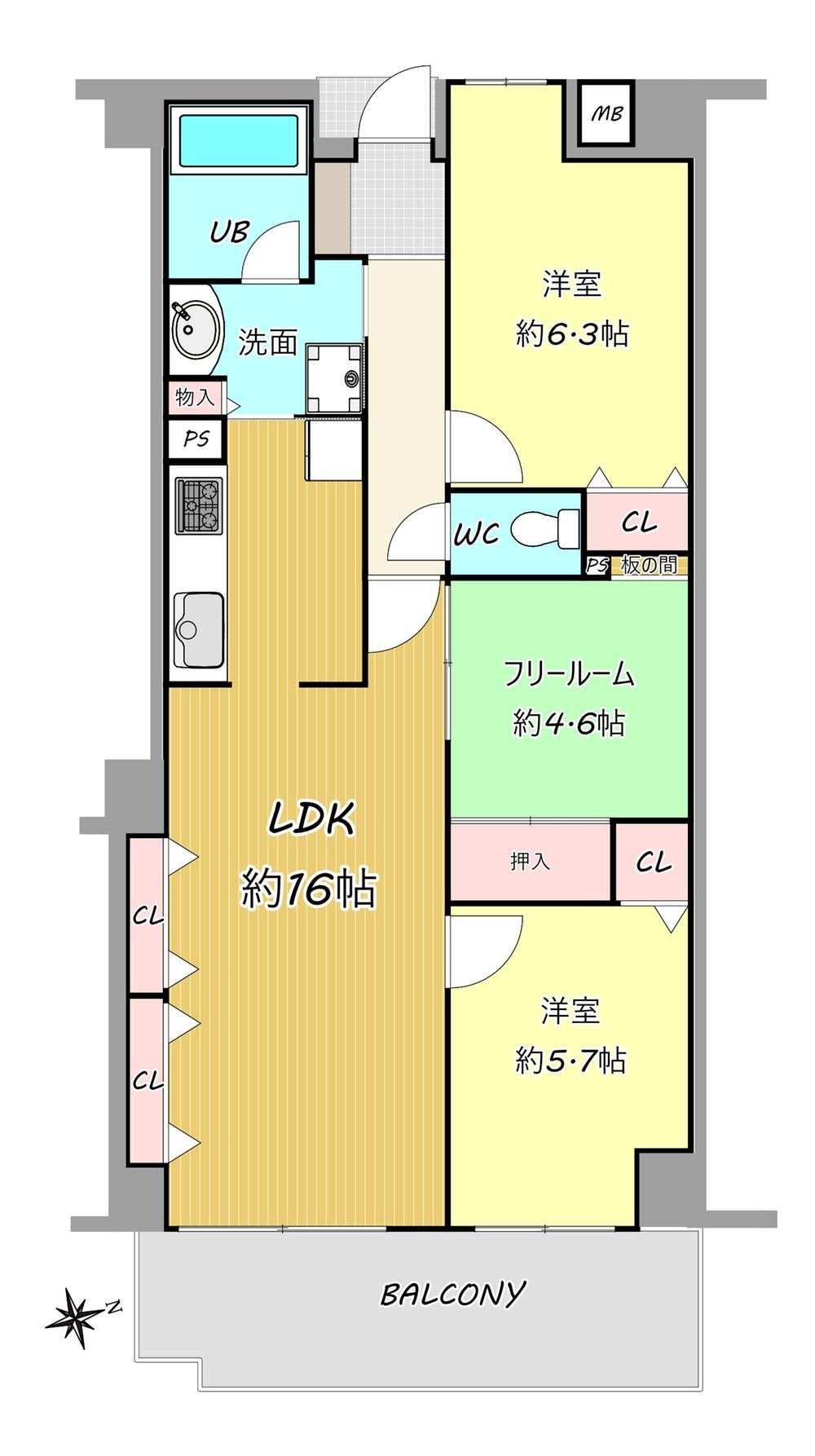 3LDK apartment in Takarazuka, Hyogo - Photo 1