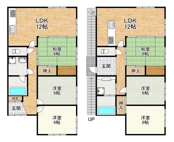 Spacious 6LDK Two-Family Home - Photo 1