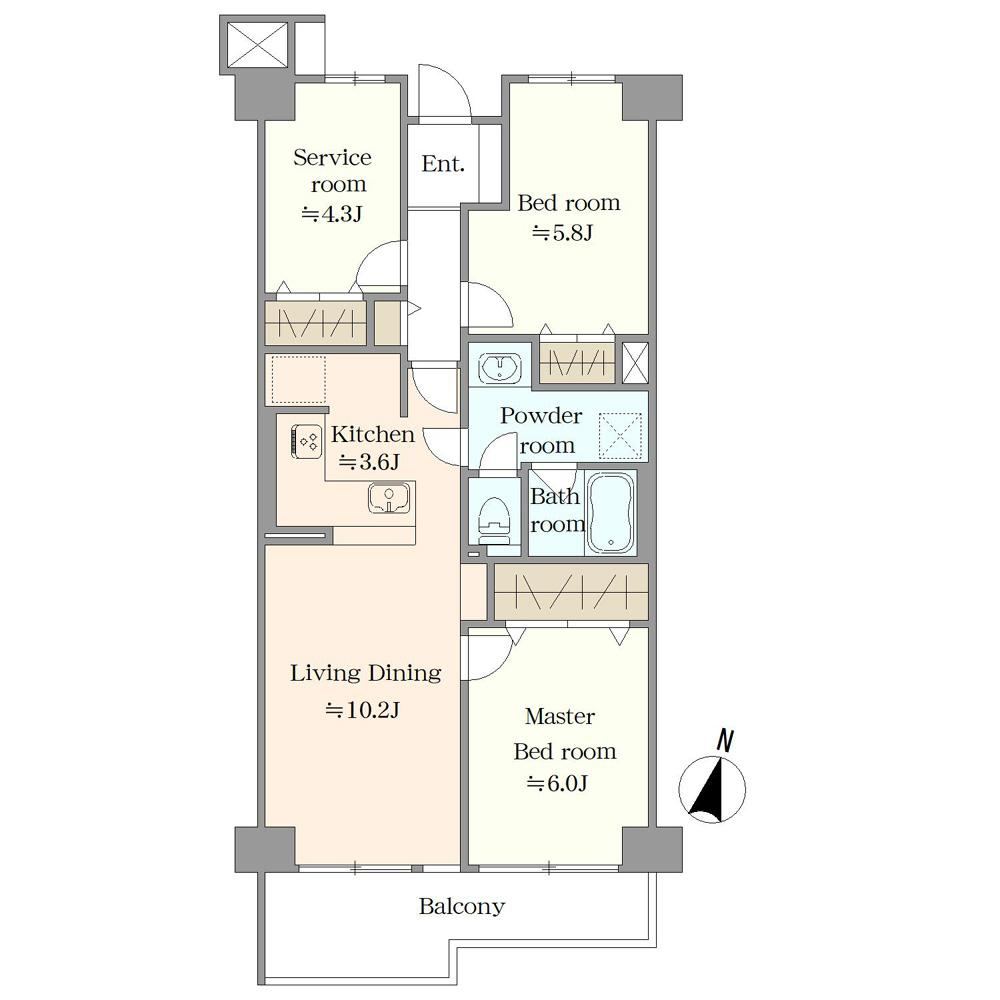 Pet-Friendly 2SLDK Renovated Apartment in Ageo - Photo 1