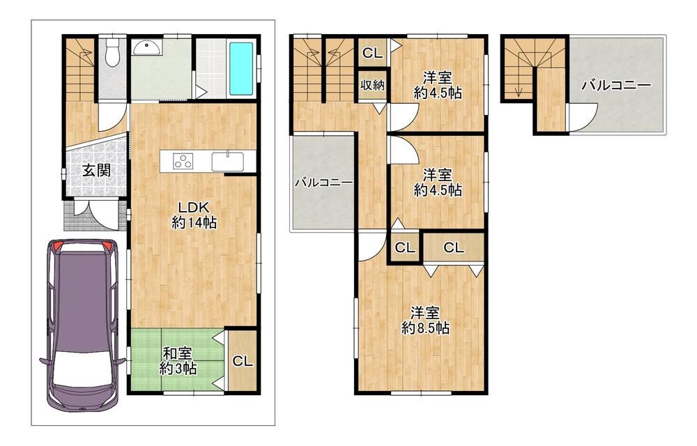 Charming 4LDK House with Rooftop Terrace in Sakai - Photo 1