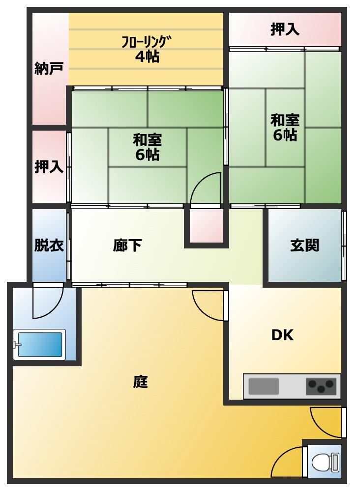 Charming 3DK House in Nio Town - Photo 1