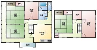 5DK house in Kanonji